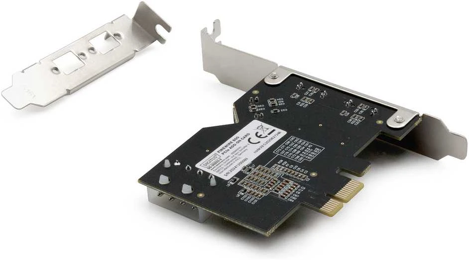 Assmann Electronic Assmann elektroninis DIGITUS valdiklis PCI-E DS-30203-2 Firewire 800/800 2x IEEE1394b +1x IEEE1394b, 5 LGW