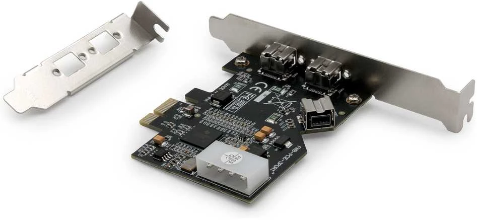Assmann Electronic Assmann elektroninis DIGITUS valdiklis PCI-E DS-30203-2 Firewire 800/800 2x IEEE1394b +1x IEEE1394b, 5 LGW