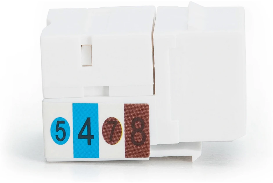 Assmann Electronic DIGITUS CAT 5e Keystone Jack neekranuotas RJ45 iki LSA spalvos juodas