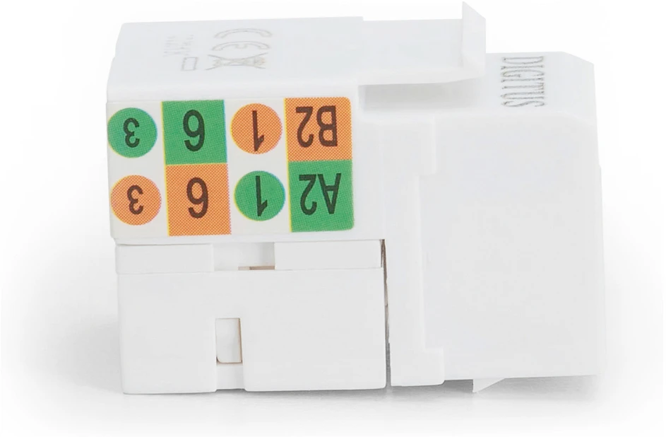 Assmann Electronic DIGITUS CAT 5e Keystone Jack neekranuotas RJ45 iki LSA spalvos juodas