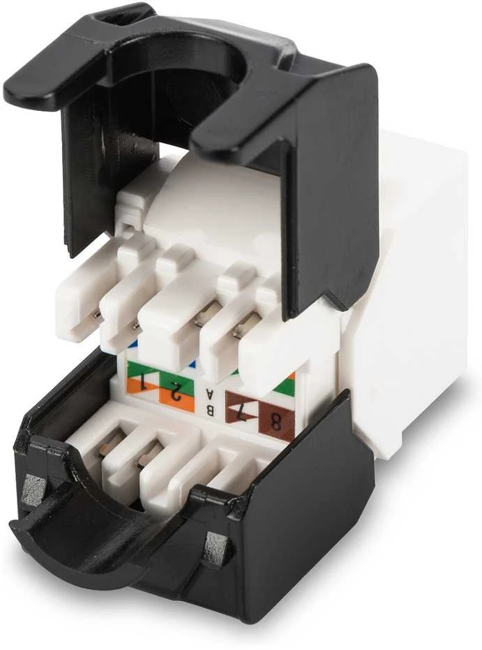 Assmann Electronic DIGITUS CAT 5e Keystone Jack neekranuotas RJ45 su LSA jungtis be įrankių