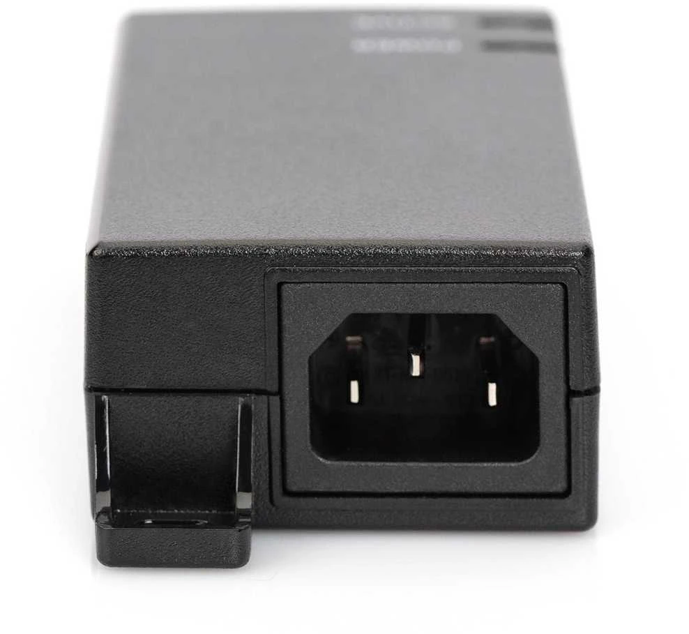 Assmann Electronic Assmann elektroninis DIGITUS Gigabit PoE purkštukas 802.3af 10/100/1000Mbps maitinimo kontaktai 4/5+ 7/8- Išvestis maks. 48V 15,4W