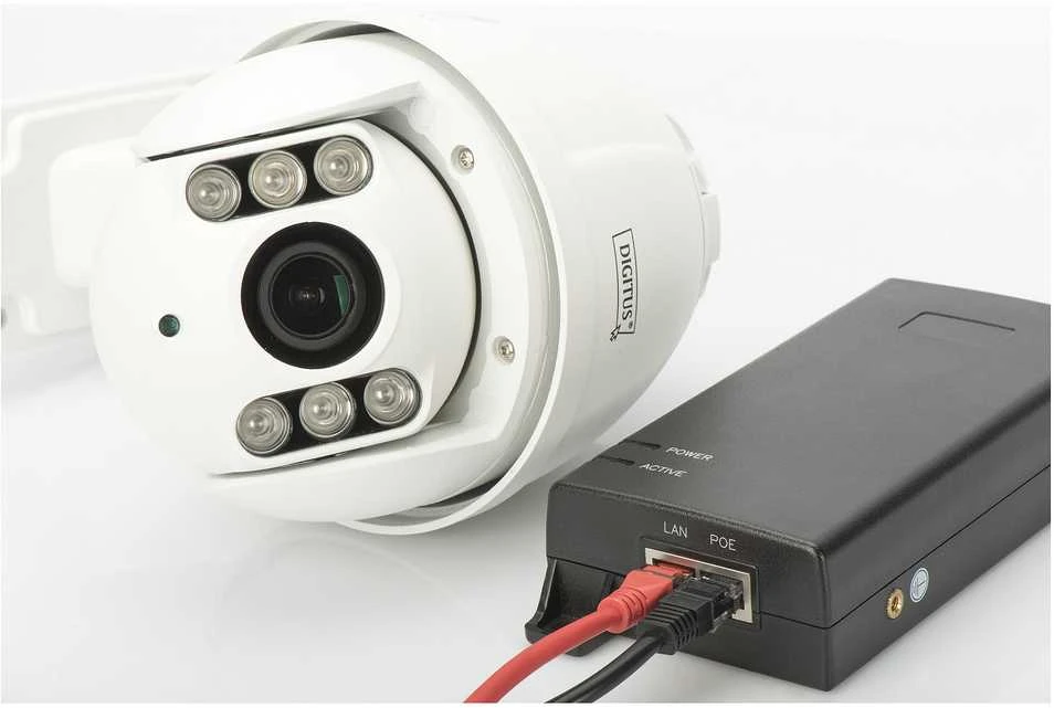 Assmann Electronic DIGITUS PoE ultra maitinimo valdymo purkštukas 48V 60W 10/100/1000 Mbit RJ45 LAN RJ45 PoE išvestis max 100m