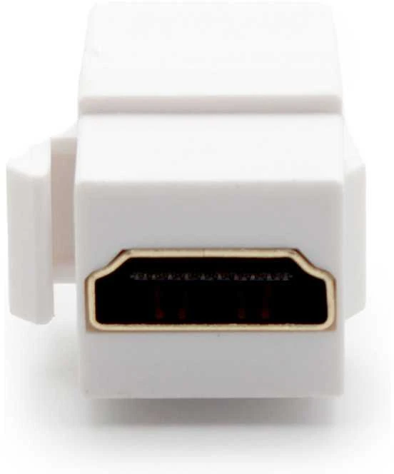 Digitus Keystone HDMI modulis, kištukinių lizdų ir tuščių plokščių jungtis, moteriška / moteriška, balta- DN-93401