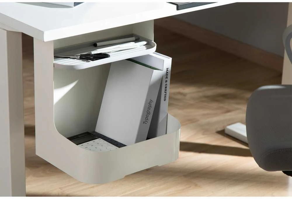 Digitus ZUB Under-Desk Storage / Pocket Tray baltas