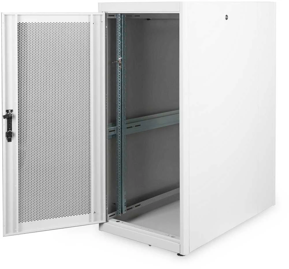 Digitus Serverschrank 19 26HE 1260x600x1000mm, perforierte Tr, Farbe Grau (RAL 7035)