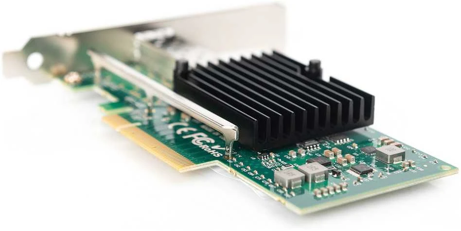 „Digitus SFP+ 10G PCI Express“ kortelė žemo profilio laikiklis, „Intel JL82599EN“ mikroschemų rinkinys DN-10161