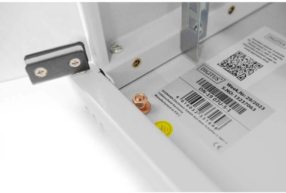 Assmann Electronic Assmann elektroninė DIGITUS sieninė spinta 19 colių 7HE RAL 7035 pilkas nemontuojamas H360mm x B520mm x T400mm be padėklo įsk. 8xsrews