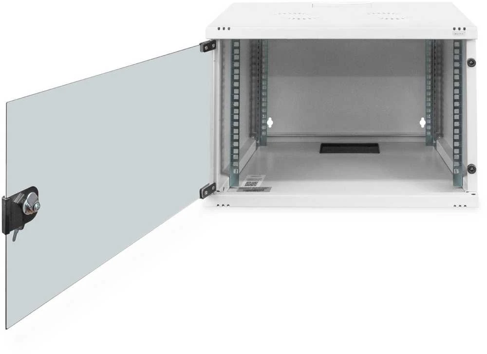 Assmann Electronic Assmann elektroninė DIGITUS sieninė spinta 19 colių 7HE RAL 7035 pilkas nemontuojamas H360mm x B520mm x T400mm be padėklo įsk. 8xsrews