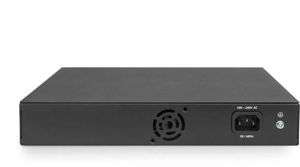 Šakotuvas Digitus 16-PORT GBIT SWITCH 19ZOLL UNMA - 16-PORT 10/100/1000BASE-T