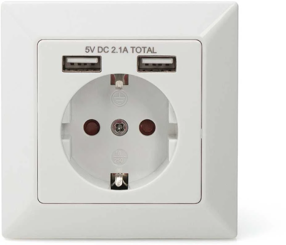 Digitus Apsauginis lizdas, skirtas montuoti po 2 USB jungtys | DA-70613