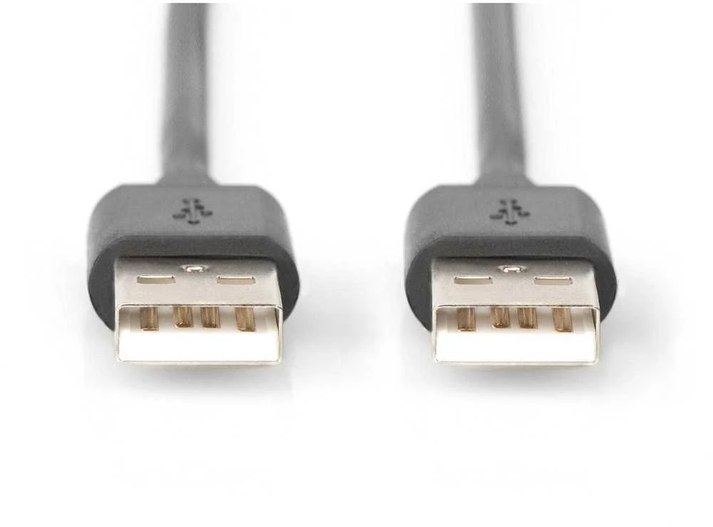 Kabelis USB Digitus USB-A - USB-A 5 m Juodas (AK-300101-050-S)