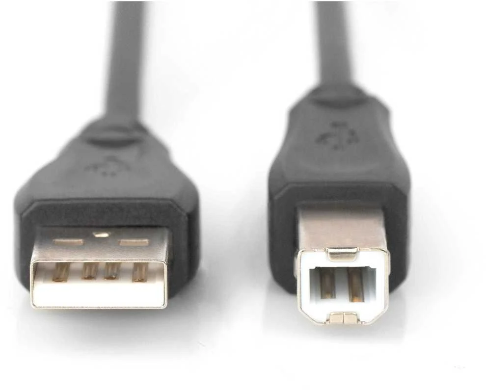 Assmann Electronic ASSMANN USB2.0 kabelis 5m USB A į USB B masinis