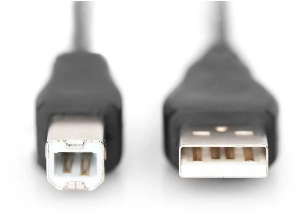 Assmann Electronic Kabelis USB 2.0 (A - B) juodas, 1.8m