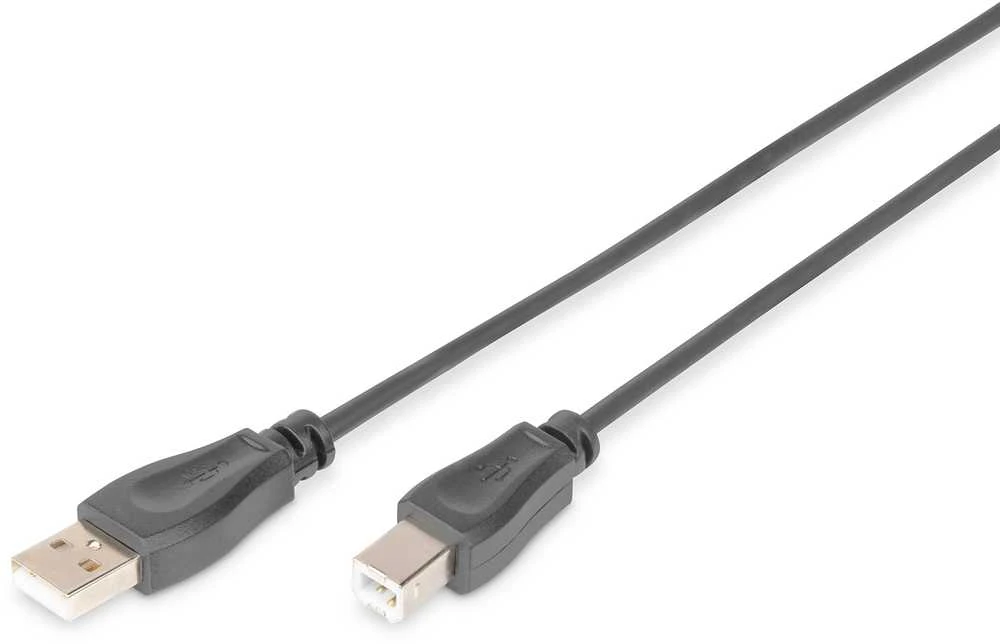 Assmann Electronic ASSMANN USB2.0 kabelis 5m USB A į USB B masinis