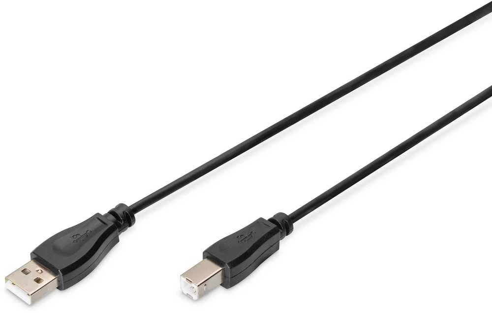 Assmann Electronic Kabelis USB 2.0 (A - B) juodas, 1.8m