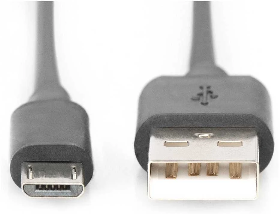 Digitus Assmann Electronic ASSMANN USB 2.0 jungties kabelis tipas A - micro B M/M 3.0m USB 2.0 conform bl