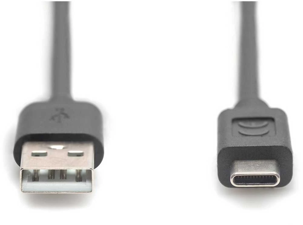 Assmann Electronic ASSMANN USB Type-C jungties kabelis tipas C iki AM/M 3.0m 3A 480MB 2.0 Versija CE bl