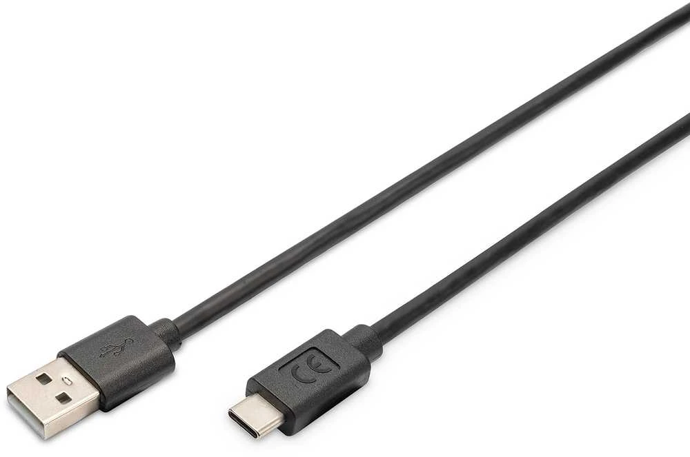 Assmann Electronic ASSMANN USB Type-C jungties kabelis tipas C iki AM/M 3.0m 3A 480MB 2.0 Versija CE bl