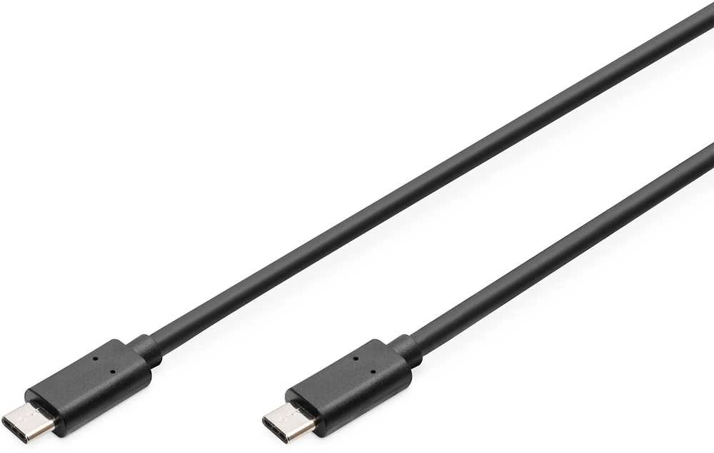 Assmann Electronic ASSMANN USB Type-C jungties kabelis, tipas C iki C M/M 1,0 m didelės spartos bl