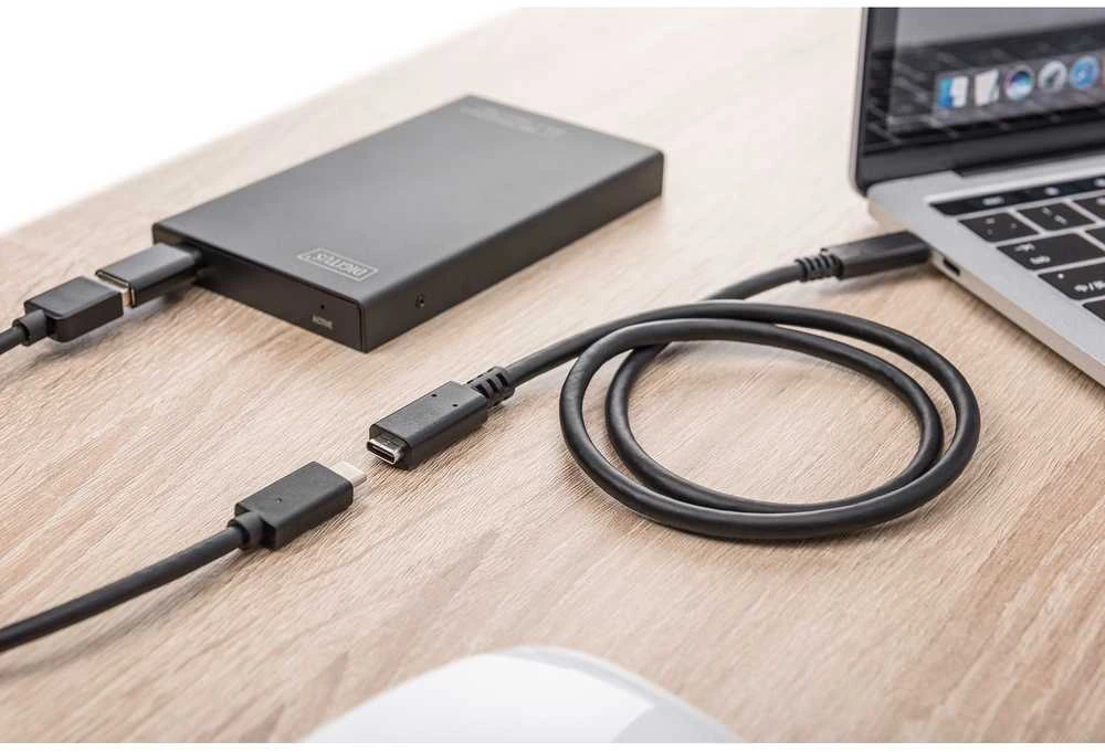 Assmann Electronic ASSMANN USB Type-C ilgintuvas Type-C - C
