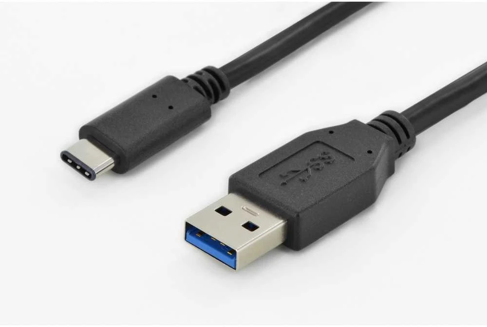 Assmann Electronic ASSMANN USB Type-C jungties kabelis, tipas C iki A M/M 1,0 m Super Speed bl