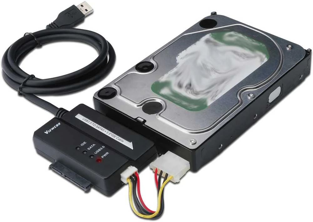 Assmann Electronic DIGITUS USB3.0 adapterio laidas prie SATA ir IDE, įskaitant maitinimo šaltinį 2,5" + 3,5" HDD + SSD