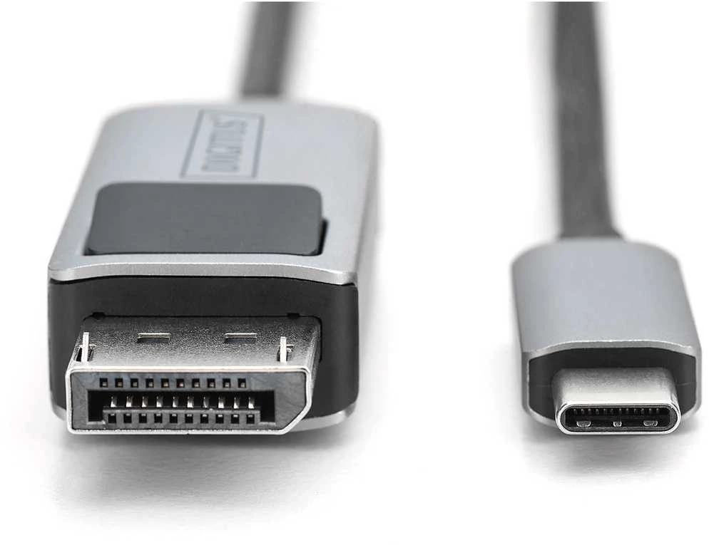 „Digitus“ | Dvikryptis adapterio kabelis | DB-300334-010-S | USB-C į DisplayPort