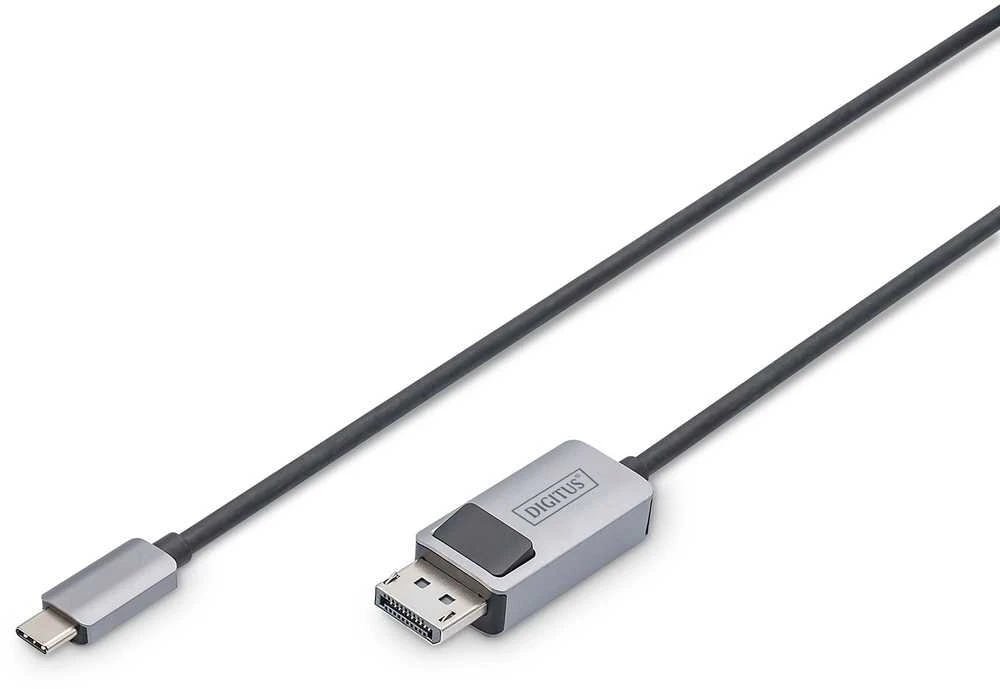 „Digitus“ | Dvikryptis adapterio kabelis | DB-300334-010-S | USB-C į DisplayPort