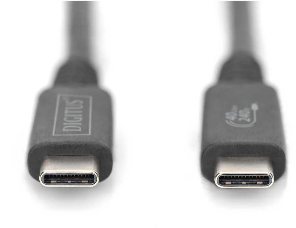 Digitus Skaitmenas | USB 4.0 Type-C jungties laidas | AK-300343-008-S | USB-C į USB-C