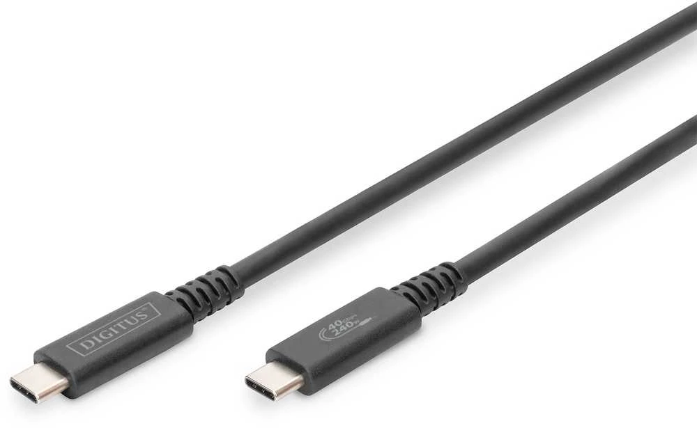 Digitus Skaitmenas | USB 4.0 Type-C jungties laidas | AK-300343-008-S | USB-C į USB-C