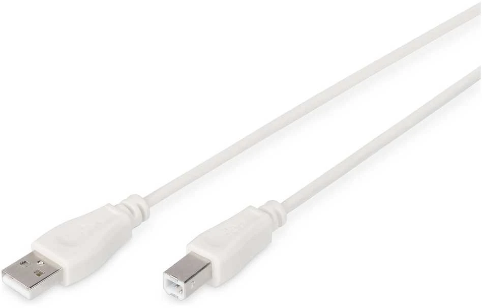 Assmann Electronic ASSMANN 10X USB2.0 kabelis 3.0m USB A zu USB B masinis smėlio spalvos