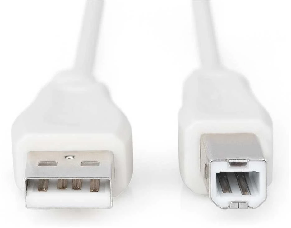 Assmann Electronic ASSMANN 10X USB2.0 kabelis 3.0m USB A zu USB B masinis smėlio spalvos