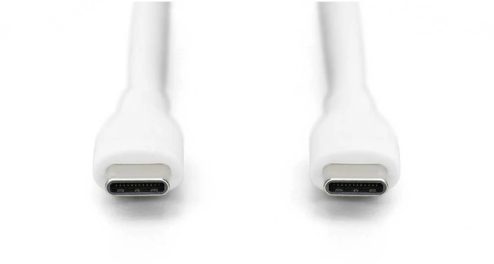 „Digitus“ | Silikoninis jungiamasis kabelis | AK-300341-020-W | USB-C–USB-C jungtis
