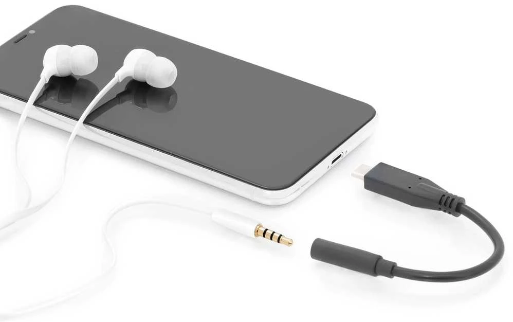 Digitus Skaitmenas | C tipo USB garso adapterio laidas, C tipas – 3,5 mm M/F, 0,2 m, garso įvestis / išvestis, 3.1 versija | AK-300321-002-S | C tipas | 3,5 mm