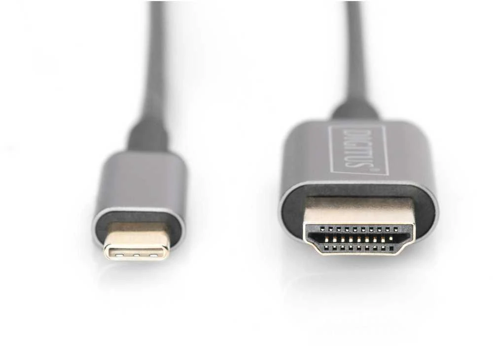 Digitus | USB Type-C to HDMI Adapteris | DA-70821 | Juodas | USB Type-C | 1.8 m