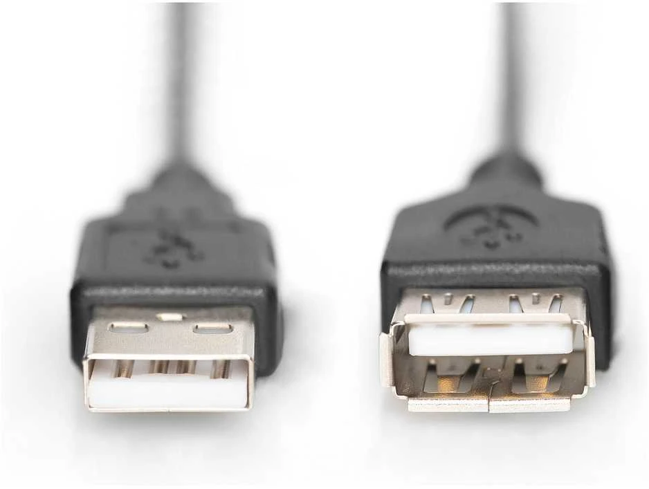 Assmann Electronic DIGITUS AK-300200-030-S USB 2.0 HighSpeed ilgintuvas USB A M kištukas /USB A F lizdas 3m juodas