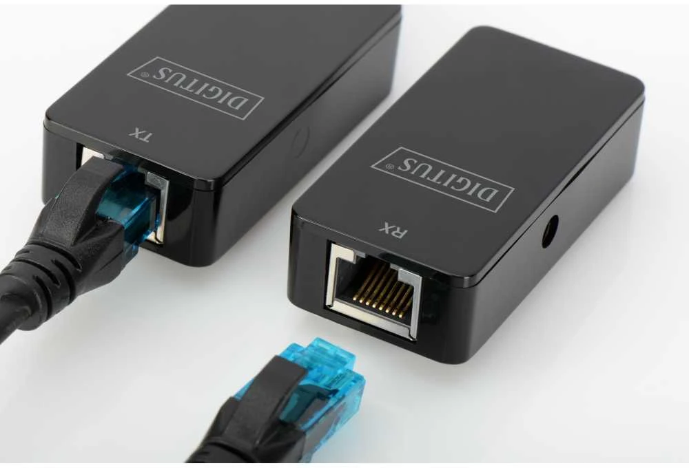 Assmann Electronic Assmann elektroninis DIGITUS USB 2.0 ilgintuvas Skirtas naudoti su Cat5/5e/6 kabeliu iki 50m