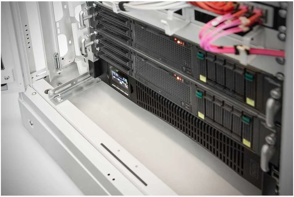 DIGITUS OnLine UPS, stovas/bokštas, 1500VA, 1500W, LCD, 8 x C13, 1 x C19, RS-232, USB, RJ45, SNMP kortelė (pasirinktinai), relės plokštė (pasirinktinai) | Skaitmenas | Internetinis UPS | OnLine UPS modulis, 1500VA/1500W | 1500 VA | 1500 W