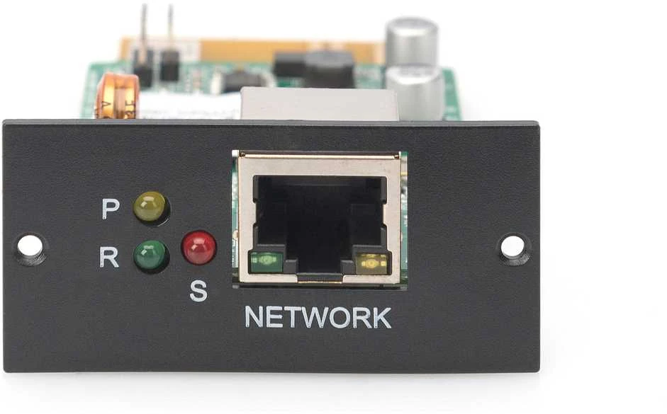 Skaitmenas | SNMP ir WEB kortelė, skirta DIGITUS OnLine UPS stovo montavimo įrenginiams | DN-170100-1