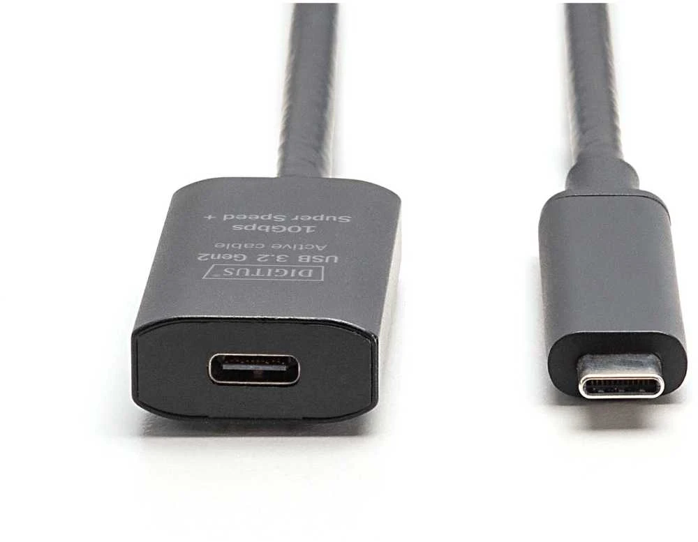 Digitus Skaitmenas | Aktyvus USB 3.2 Gen2 10G ilgintuvas | DA-73112 | USB-C į USB-C