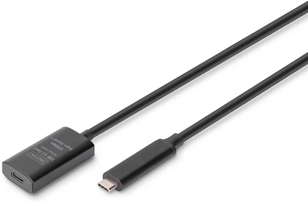 Digitus Skaitmenas | Aktyvus USB 3.2 Gen2 10G ilgintuvas | DA-73112 | USB-C į USB-C