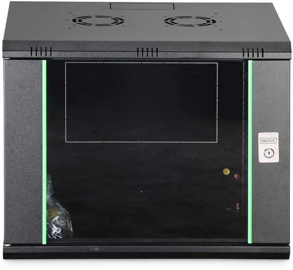 Assmann Electronic Digitus Wall Mounting Cabinet | DN-19 09-U-EC-SW | Juodas