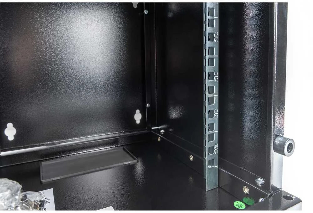 Digitus | Prie sienos tvirtinama spintelė | DN-10-06U-B | IP apsaugos klasė: IP20; Priekinės durys: Stiklinės durys, viena vertus atidaromos; Spintelės tipas: Prie sienos tvirtinama spintelė; Plotis: 300 mm; Keliamoji galia: 30 kg | Juodas