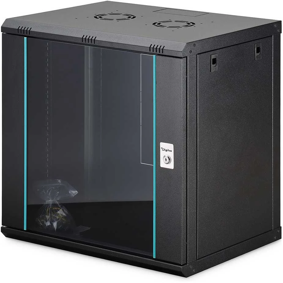 Digitus DN-37109 lentyna 12U Sieninis stovas Juoda