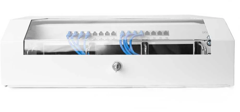 „Assmann Electronic DIGITUS“ sieninė spinta, 19 colių plona, 5U montavimo parinktis, 2U vertikali, 3U horizontali, pilka RAL7035