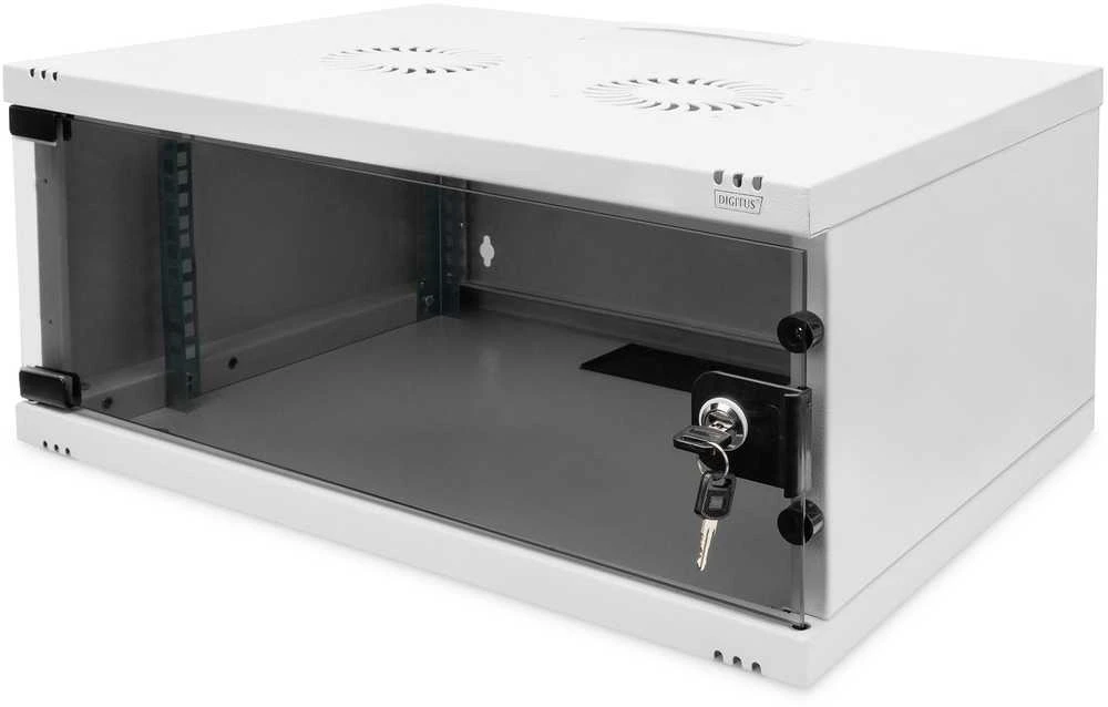 Digitus DN-38010 lentyna 4U Sieninis stovas Pilka