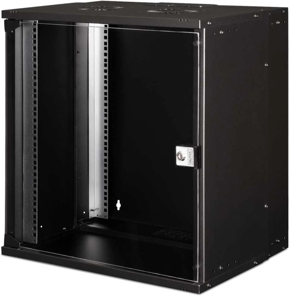 Assmann Electronic DIGITUS 19 colių 12U sieninė montuojama spintelė SOHO PRO 595 x 540 x 400mm juodas