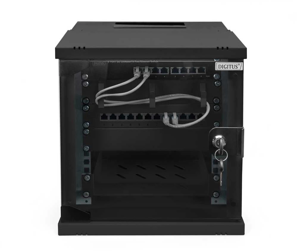 DIGITUS Wandgehuse SOHO PRO 6HE 325x315x300 mm 10 juodas