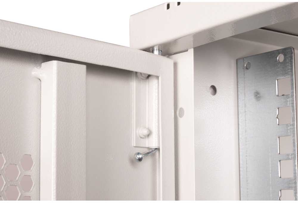 Spinta Digitus Rack Digitus DN-49208 SOHO perforuotos durys Pilka